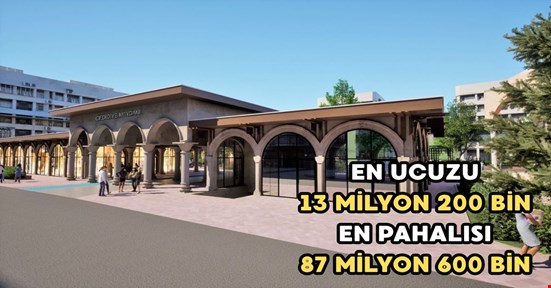 Cedidiye Kent Meydanı 2. etap dükkanları satışa çıkıyor