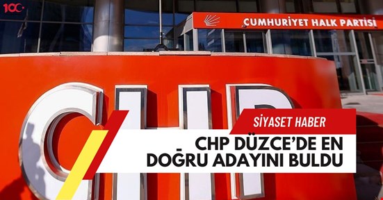 CHP için en iyi aday