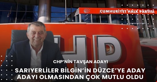 CHP’nin Sarıyerli aday adayı tavşan aday görevi görecek