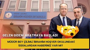 Çilimli İbrahim Hoşver Ortaokulu müdürü hakkında vahim iddialar