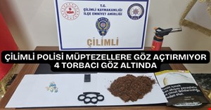 Çilimli’de uyuşturucuyla mücadele hız kesmiyor