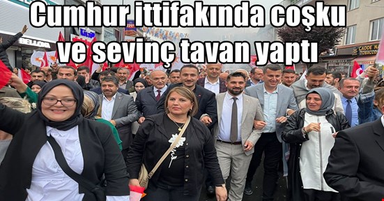 Cumhur ittifakı Düzce’de coştu