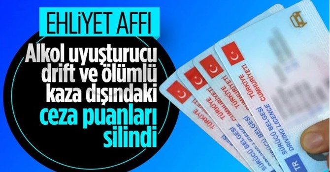Cumhurbaşkanı Erdoğan'dan ehliyet ve ceza affı müjdesi