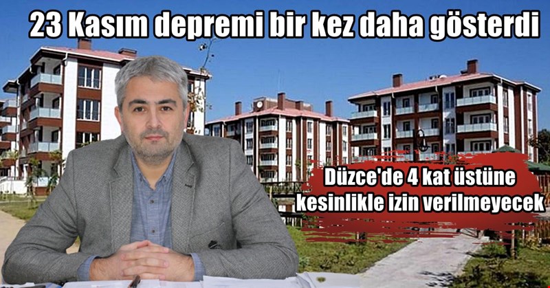DİKEY YAPILAŞMAYA TAVİZ YOK
