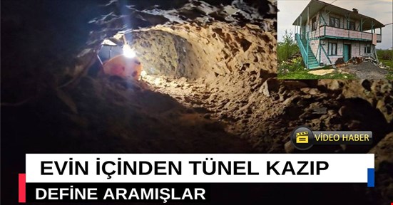 Defineciler metruk binayı kamuflaj olarak kullanıyorlarmış