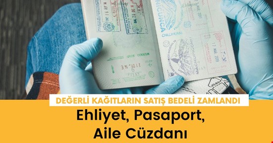 Değerli kağıtların 2025 satış bedelleri zamlandı