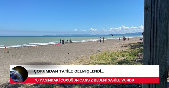 Denizde kaybolan genç çocuğun cansız bedeni sahile vurdu