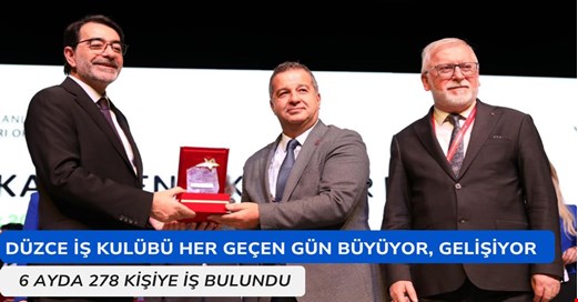 Düzce İş Kulübü istihdama katkı sağlamaya devam ediyor