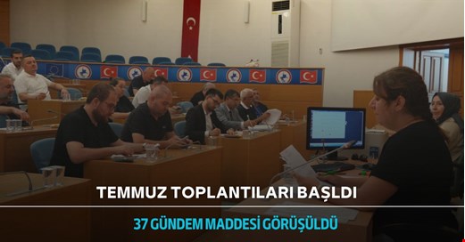 Düzce Belediye Meclisi Temmuz toplantıları başladı