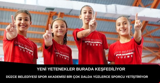Düzce Belediyesi Spor Akademisi başarılı sporcular yetiştiriyor