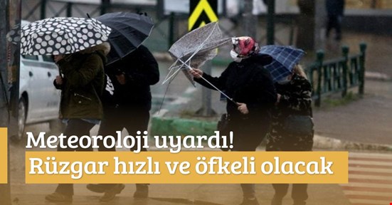 Düzce için kuvvetli fırtına uyarısı