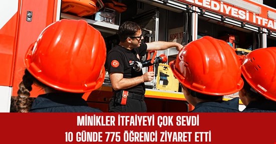 Düzce itfaiyesi 744 öğrenciyi ağırladı