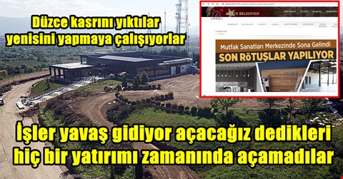Düzce kasrında işler neden yavaş ilerliyor?