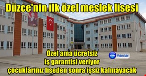 Düzce Özel Mimar Sinan meslek lisesi öğrencilerini bekliyor