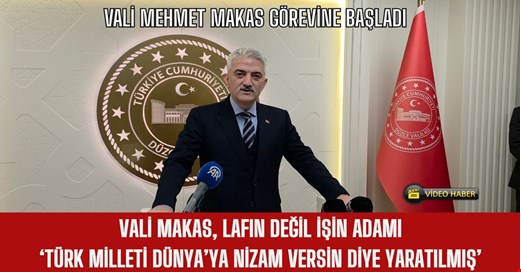 Düzce Valisi Mehmet Makas görevine başladı