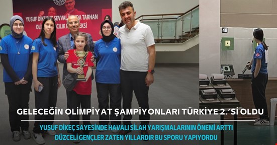 Düzceli atıcılar Türkiye şampiyonluğunu kıl payı kaçırdı
