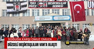 Düzceli Beşiktaşlılar çocuklar üşümesin diye yola çıktı