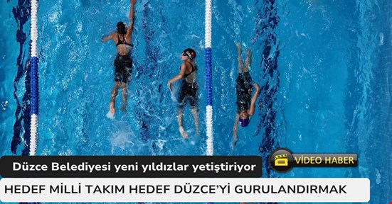 Düzceli yüzücülerin hedefi milli takım forması