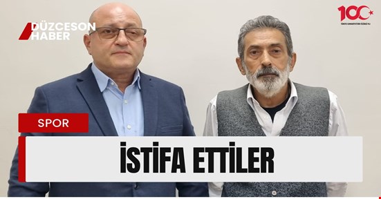 Düzcespor Başkanı istifa etti. Zaten çok başkan gibi değildi