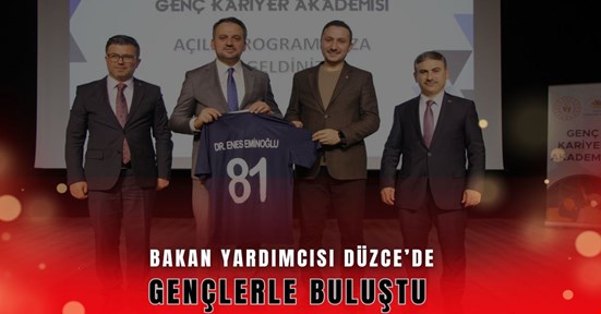 Gençlik ve Spor Bakan Yardımcısı Eminoğlu Düzce'de gençlerle buluştu