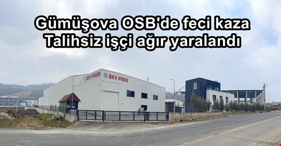 Gümüşova OSB’de feci kaza