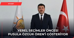 Gümüşova’da pusula Özgür Ören’i gösteriyor