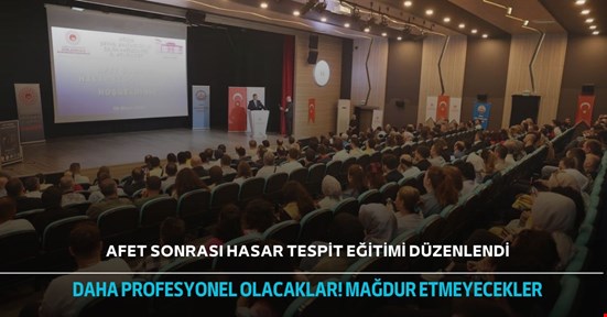 Hasar tespit çalışmalarını daha profesyonel yapacaklar