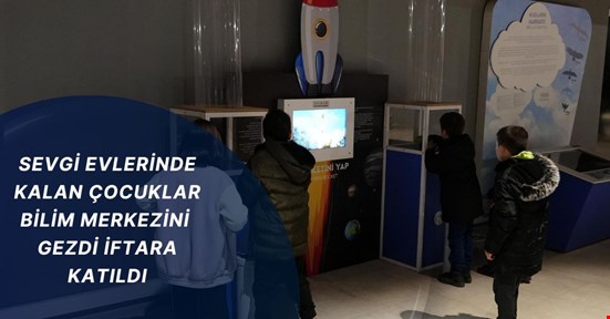 Hem bilim merkezini gezdiler hem Başkan Özlü’nün misafiri oldular