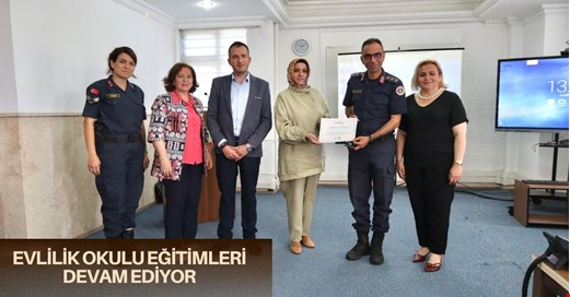 Jandarma personelleri mutlu evliliğin sırlarını öğrendi