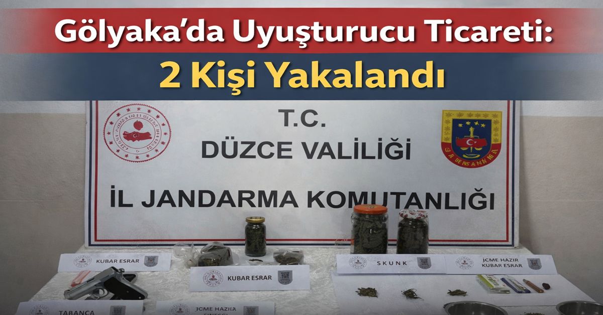 Jandarmadan Gölyaka’da uyuşturucu operasyonu