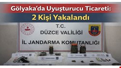 Jandarmadan Gölyaka’da uyuşturucu operasyonu