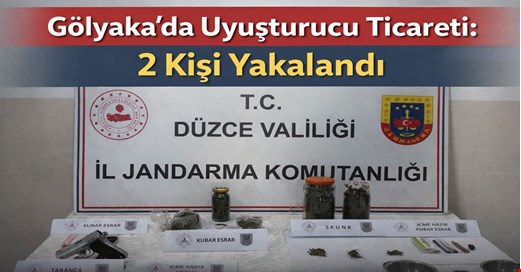 Jandarmadan Gölyaka’da uyuşturucu operasyonu