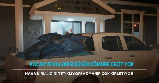 Kaçak kömür denetimleri hız kazandı