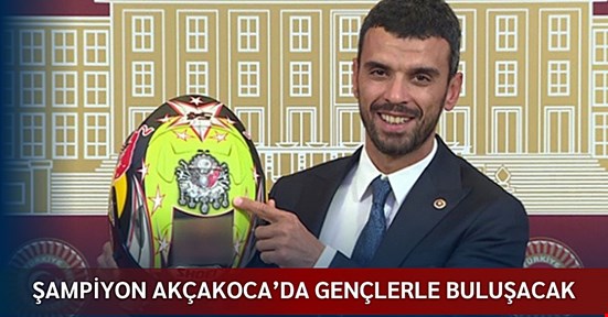 Kenan Sofuoğlu, Akçakoca’da gençlerle buluşacak