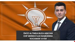 Kocaman’dan CHP merkez ilçe başkanına ‘Kocaman’ ayar