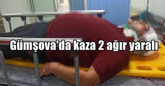Kontrolden çıkan otomobil takla attı 2 ağır yaralı