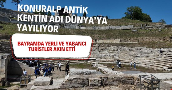 Konuralp yerli ve yabancı turistlerin gezi rotasına girdi