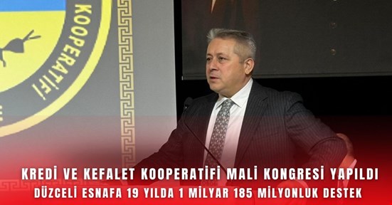 Kredi kefalet kooperatifi mali kongresi tamamlandı