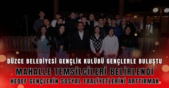Mahalle temsilcileri belirlendi! Hedef gençlerin sosyal etkinlikleri arttırmak