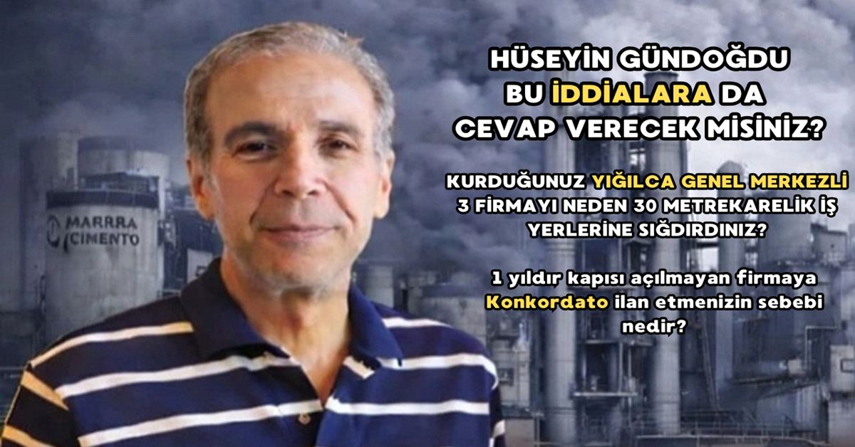 Marmara Çimento’nun sahibi Yığılca merkezli şirket kurmuş! Sorulara cevap verecek mi?