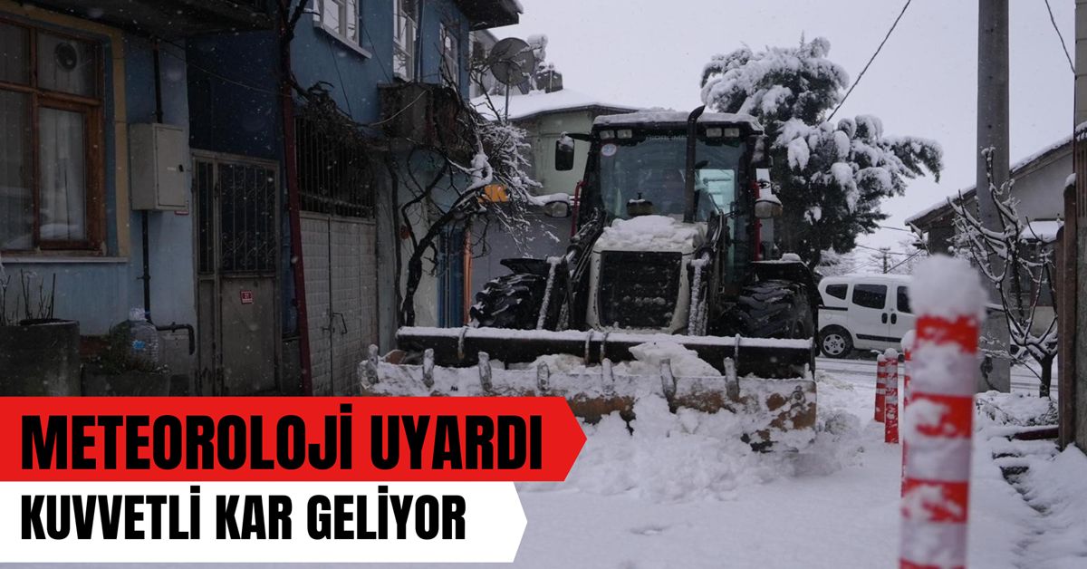 Meteorolojiden Düzce için kar yağışı uyarısı