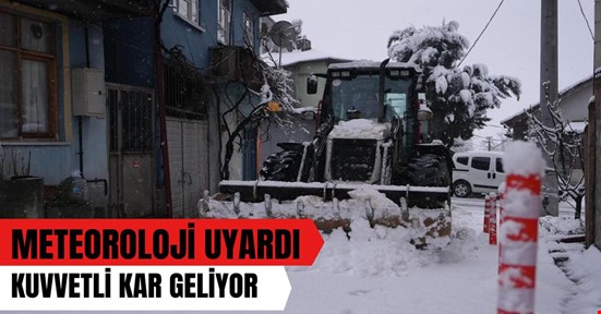 Meteorolojiden Düzce için kar yağışı uyarısı