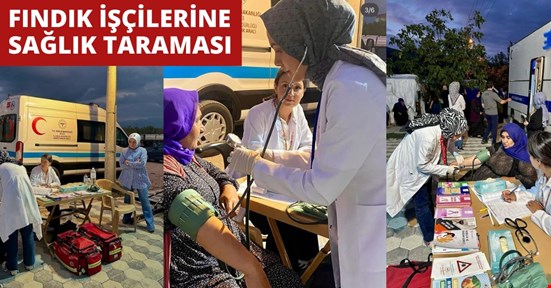 Mevsimlik tarım işçileri sağlık kontrolünden geçti