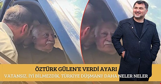 Milletvekili Öztürk, Gülen’e giderayak iyi giydirdi