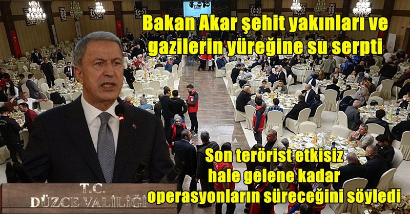 Milli Savunma Bakanı Hulusi Akar tüm operasyon detayları ve hedeflerini anlattı