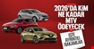 MTV'de 2026 rakamları belli oldu: Hangi araç sahibi ne kadar MTV ödeyecek