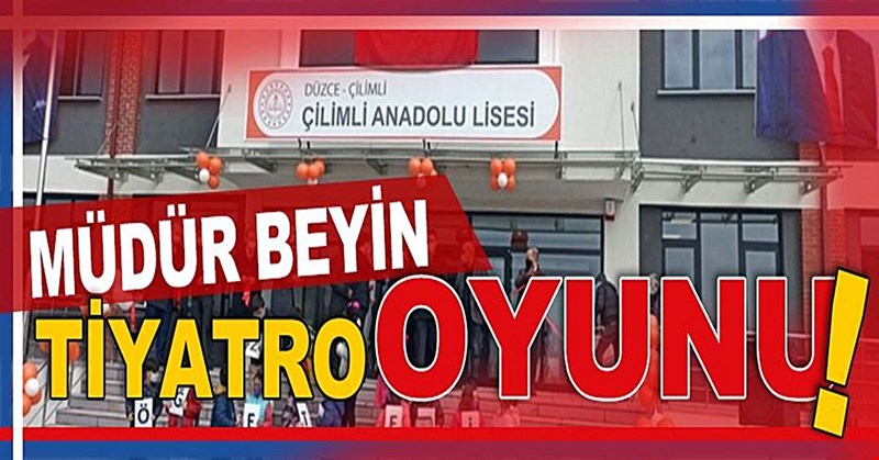 Müdürün tiyatro oyununu kimler görmezden geliyor