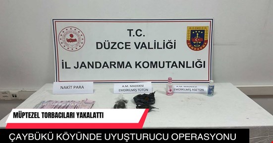 Müptezel işaret etti torbacılar yakalandı