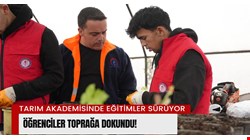 Öğrencilere uygulamalı tarım eğitimi