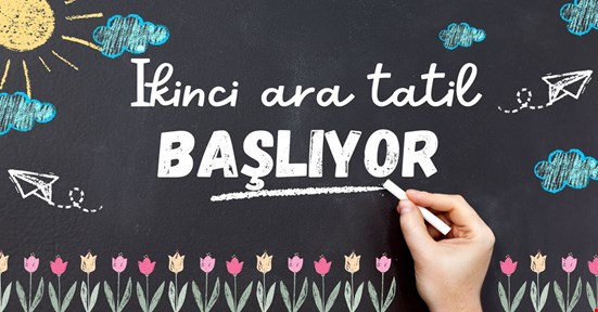 Okullarda 9 günlük ara tatil bugün başlayacak